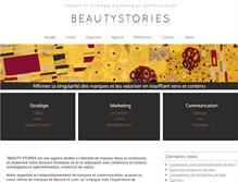 Tablet Screenshot of beautystories.fr